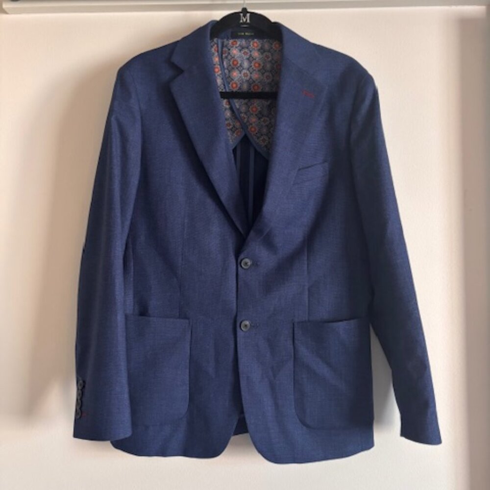 Tom Baine Men's Performance Slim Fit Solid Stretch Sport Coat Small/38